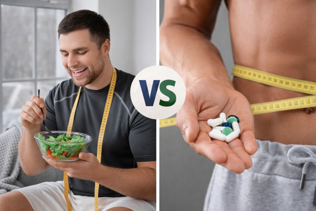 Weight Loss Treatment for Men- dieting vs medical weight loss